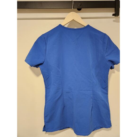 FIGS Womens XSMALL Scrub Top BLUE Casma 3 Pocket Technical Collection FW1100 - Picture 2 of 3